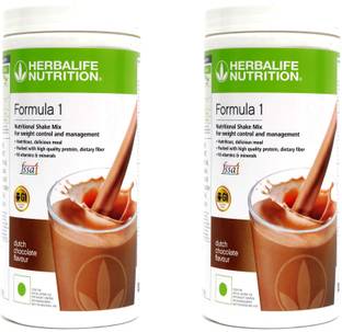 HERBALIFE Formula 1 Nutritional Shake Mix - Chocolate Flavor 2 Pcs Pack For Weight Loss Plant-Based Protein