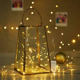 NISCO 20 LEDs 2.01 m Gold Steady String Rice Lights