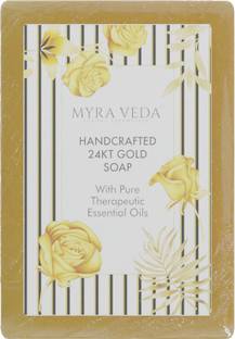 Myra Veda Handcrafted 24KT Gold Soap