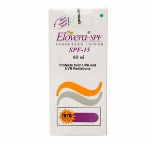 Glenmark Sunscreen - SPF 50 Elovera Sunscreen Lotion SPF 15