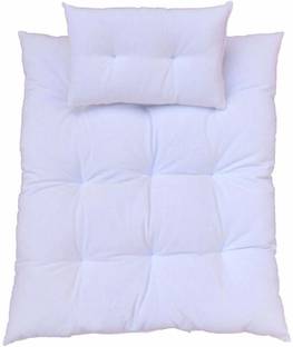 NIVEDHA MATTRESS Organic Kapok Silk Cotton Ilavam Panju Baby Bed Mattress 2.5 X 2 ft x 2 inches Thickness (0-12 Months) White BABY SLEEPING MATTRESS PLAIN