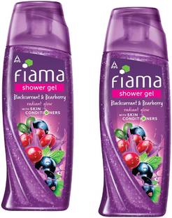 FIAMA Blackcurrant & Blue Berry Shower Gel Each 250ml Pack of 2