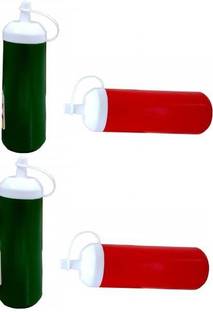 chapo Plastic Sauce Squeeze Bottle for Ketchup, 250 ml, (Set of 4) 250 ml Bottle