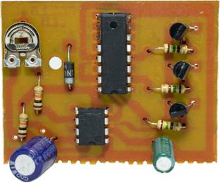 Ovicart 12v 3 Channel LED Chaser with Adjustable Speed, Decad Counter Circuit, With CD4017, 555 Timer IC Electronic Components Electronic Hobby Kit