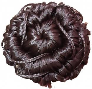 Girdhari Lal Brown Hair Bun with Style Curly Brown Juda Women and Girls Hair Juda Bun Bun