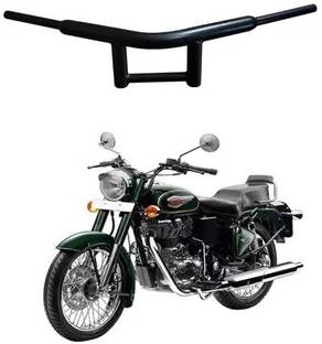 Bullkartzone Premium Quality Black Handle Bar For Royal Enfield Bike Models Handle Bar