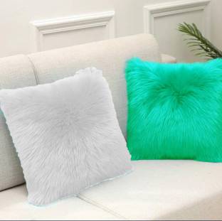 PICKKART Microfibre Cushion Pack of 2 Solid