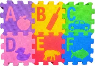 Maadi Kids Learning ABCD & Numbers Puzzles Mat,