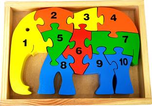 Little Genius Number Elephant Puzzle