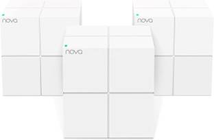 TENDA Nova MW6(3-Pack) Whole Home Mesh Router WiFi System Coverage up to 6 Mesh Router 5 GHz 1200 Mbps Wifi Speed Dual Band Internal & External Antenna Access Point Mode