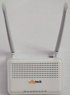Syrotech SY--1110WDONT 300 Mbps Router (White, Single Band) Wireless Router 2.4 GHz 300 Mbps Wifi Speed Single Band External Antenna Ethernet (Cable Broadband)