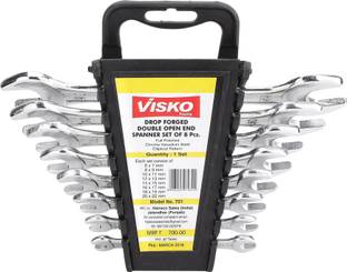 VISKO 701 Double Sided Open End Wrench Set