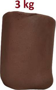 Onlinch Red/Brown Terracotta Clay, Ready to Use 100% Natural clay, Air-Dry Clay Art Clay