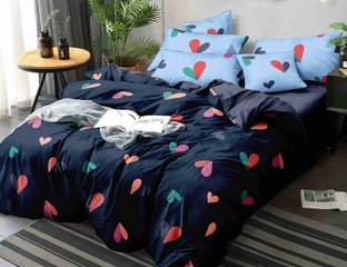 Linemates Cotton Double King Sized Bedding Set