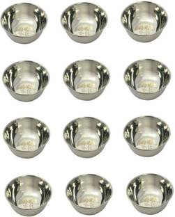 LEROYAL Stainless Steel Vegetable Bowl Food Grade with round Bidding