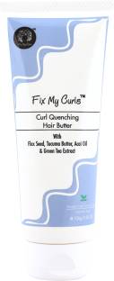 Fix My Curls Curl Quenching Butter|For Curly,Wavy,Dry & Frizzy Hair | Silicone Free & Vegan Hair Cream