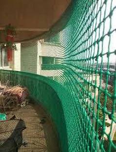 Amz Sports Nets Nylon Mesh Balcony/Bird /Monkey /Child Protection Net(Green)(24 Ply, 10Ft.X 20Ft.) Bird Net