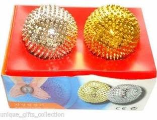 h&d craft ZSDV=455 (PACK OF 2)Hand Massage Ball Body ZDVJ=5C Acupressure Magnetic Spiky Massage Acupuncture Pain Massager