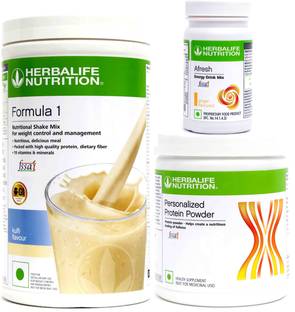 Herbalife Nutrition Formula 1 Nutritional Shake Kulfi 500 gm With Protein 200 And Afresh Ginger Plant-Based Protein