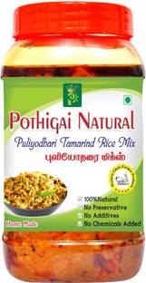 POTHIGAI NATURAL puliyodharai mix 500g Pure Home Made Mix/ No Preservatives/No Additives 100% Natural 500 g