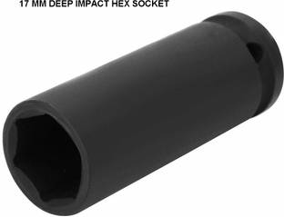 AUTOFIT HEAVY DUTY 17 MM 1/2" SQUARE DRIVE DEEP IMPACT HEX SOCKET Socket Set