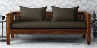 Navya Handicraft Solid Sheesham Wood Two Seater Sofa For Living Room , Office , Hotels , Cafe Fabric 2 Seater  Sofa