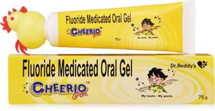 cheerio DR.REDDY'S FLURIDE ORAL GEL IN PACK OF ( 2 X 75GM 0 Toothpaste