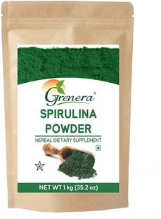 Grenera Pure Spirulina protein Powder, Algae Superfood Supplement, Organically Grown