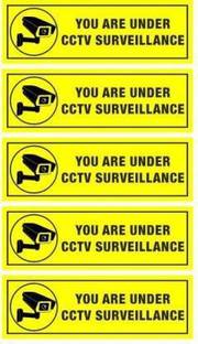 VICINITY You are under CCTV Surveillance Pack of 5 Emergency Sign