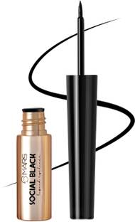 MARS Social Black Long Lasting Water Proof Liquid Eyeliner 5 ml