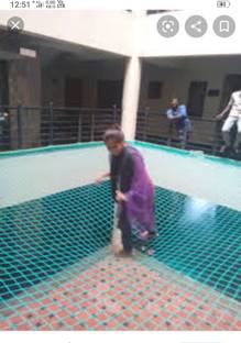 Amz Sports Nets Pigeon Net for Balcony (Protection net) (Pigeon)(Monkey) GREEN(10FTX 55FT) Insect Net