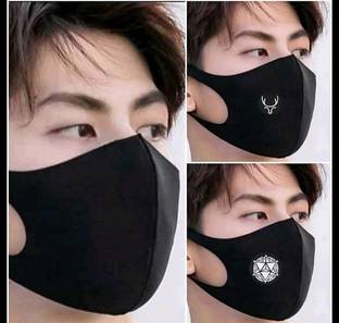 Jigyaasaa SCUBA MASK BLACK 003 Cloth Mask