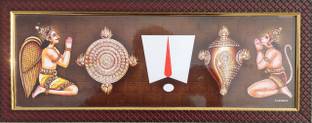 SAI BALAJI ACRALICS Shanku Chakra Nammam Religious Frame