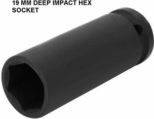 AUTOFIT HEAVY DUTY 19 MM 1/2" SQUARE DRIVE DEEP IMPACT HEX SOCKET Socket Set