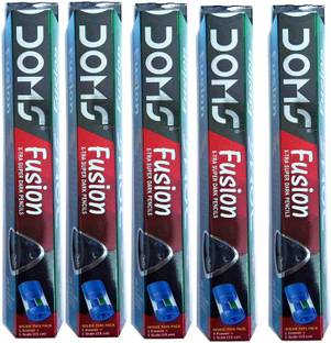 DOMS Fusion X-TRA Super Dark Pencils Pack of 5