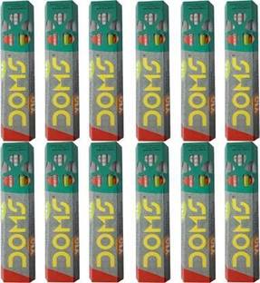 डोम्स Y-1+ Pencils Triangular Shaped pack of 100 Pencil (Multicolor)
