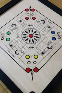 YMD Premium Medium Carrom Board 66 cm Carrom Board