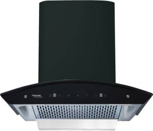 Hindware OAS Black 60cm 1200 CMH 60 cm Auto Clean Chimney