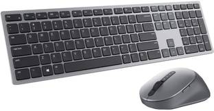 DELL 580-AJNJ Wireless, Bluetooth Standard Laptop Keyboard Compatible with Desktop, Laptop, Mac UV Coated Keys,Internet Keys,Multimedia Keys,Spill Resistant Design,KM7321W Wireless Multi-Device Keyboard & Mouse