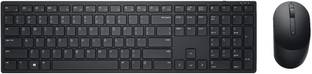DELL KM5221W/Slim, Multi-Device Combo with Mouse Wireless, Bluetooth Standard Laptop Keyboard Compatible with Desktop, Laptop, Mac with 12 Programmable Keys & 3 Button Optical Mouse, Spill-Resistant Keys