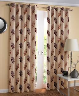Waco creation 273 cm (9 ft) Polyester Long Door Curtain (Pack Of 2)