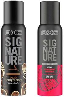 AXE Signature Dark Temptation 122ml + Intense Body Deodorant 122ml Deodorant Spray  -  For Men