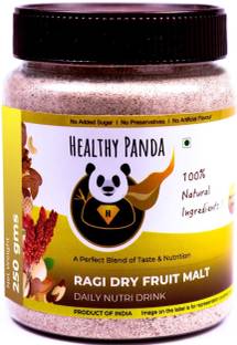 HEALTHY PANDA Organic Sprouted Ragi Dry fruit Malt/Ragi Healthy drink(1000Gms/1kg)500Gmsx 2 Nutrition Drink