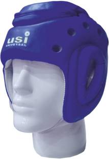 USI UNIVERSAL Martial Art Head Guard BLUE (616APUT) (Pack Of 1) Boxing Head Guard