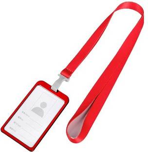 WHNOATOC Stainless Steel ID Badge Holder