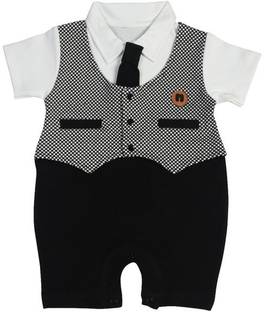Born Wear Romper For Baby Boys & Baby Girls Casual Printed Pure Cotton