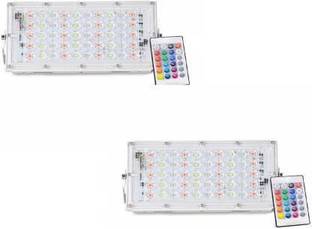 Phyllo 50W RGB Flood Light(2 PIECE) Flood Light Outdoor Lamp