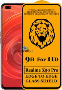 SUNSHINE Edge To Edge Tempered Glass for Realme X50 Pro