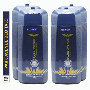 PARK AVENUE GOOD MORNING Deo TALC 100g × 4 PACK OF FOUR