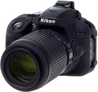 Digicom Silicone Protection Cover/Case for Nikon D5300 (Black)  Camera Bag